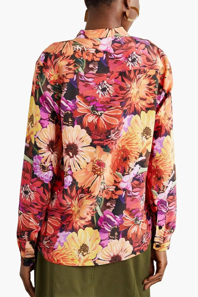 STELLA MCCARTNEY Floral-print silk crepe de chine blouse 3