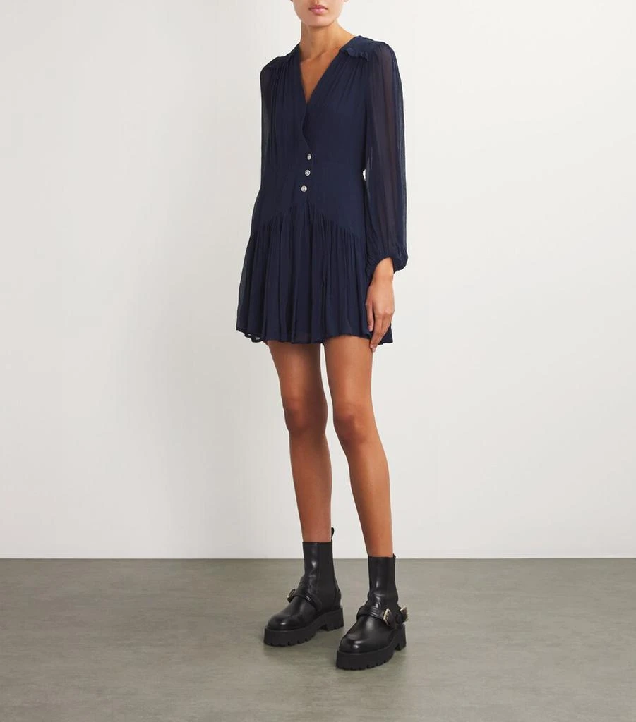 Maje Ruffle-Detail Mini Dress 2