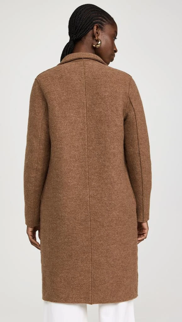 Harris Wharf London Boiled Wool Overcoat 2