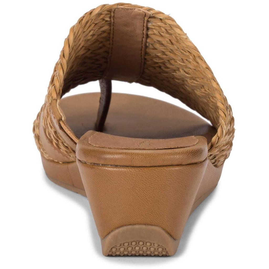 Baretraps Abey Womens Woven Slip On Wedge Sandals