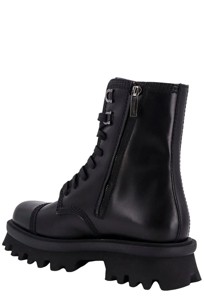Salvatore Ferragamo Ferragamo Chunky-Sole Lace-Up Ankle Boots 3