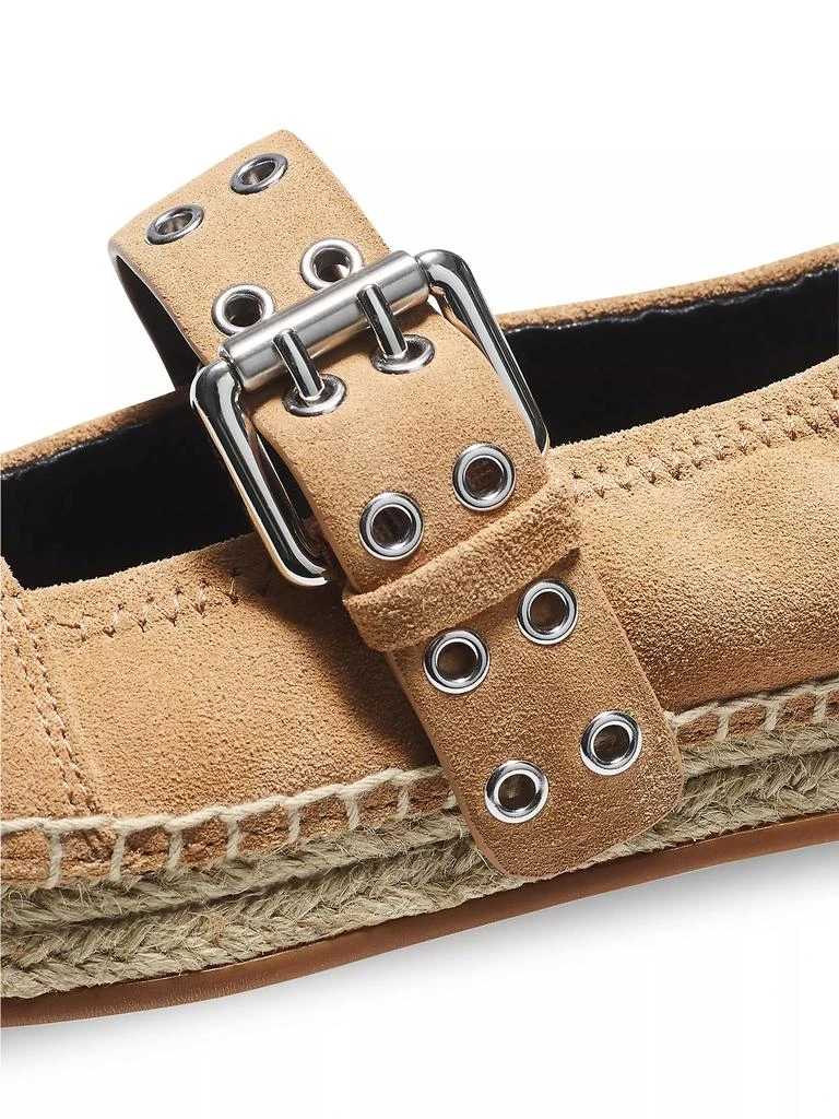 Rag & Bone Anteros Buckle-Detailed Suede Espadrilles 6