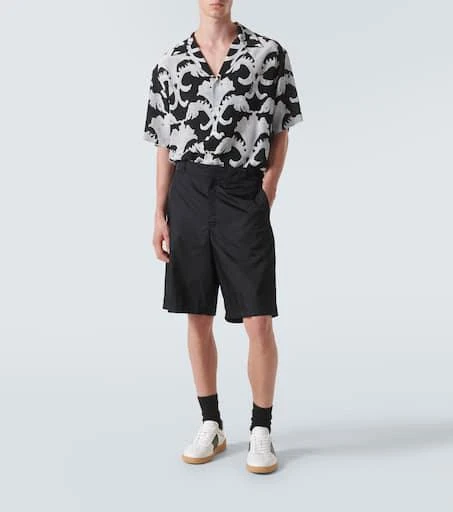 Valentino Printed silk bowling shirt 2