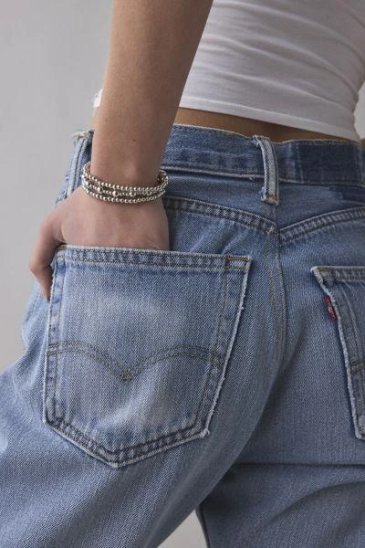 Urban Outfitters Stretchy Metal Beaded Bracelet Set 4