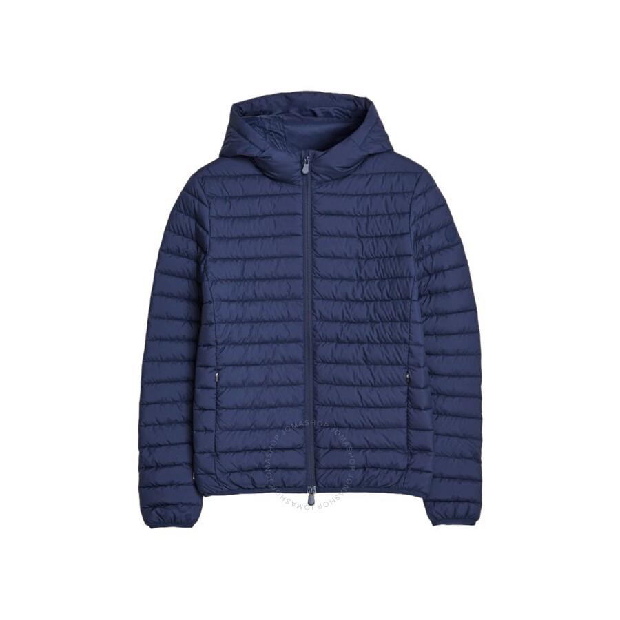 Save The Duck Men's Navy Blue Luke P-EM Quilted Down Jacket