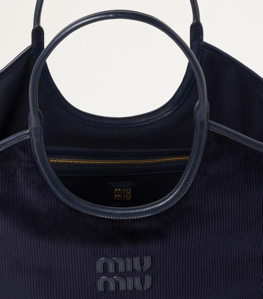 Miu Miu Large Corduroy Ivy Tote Bag 4