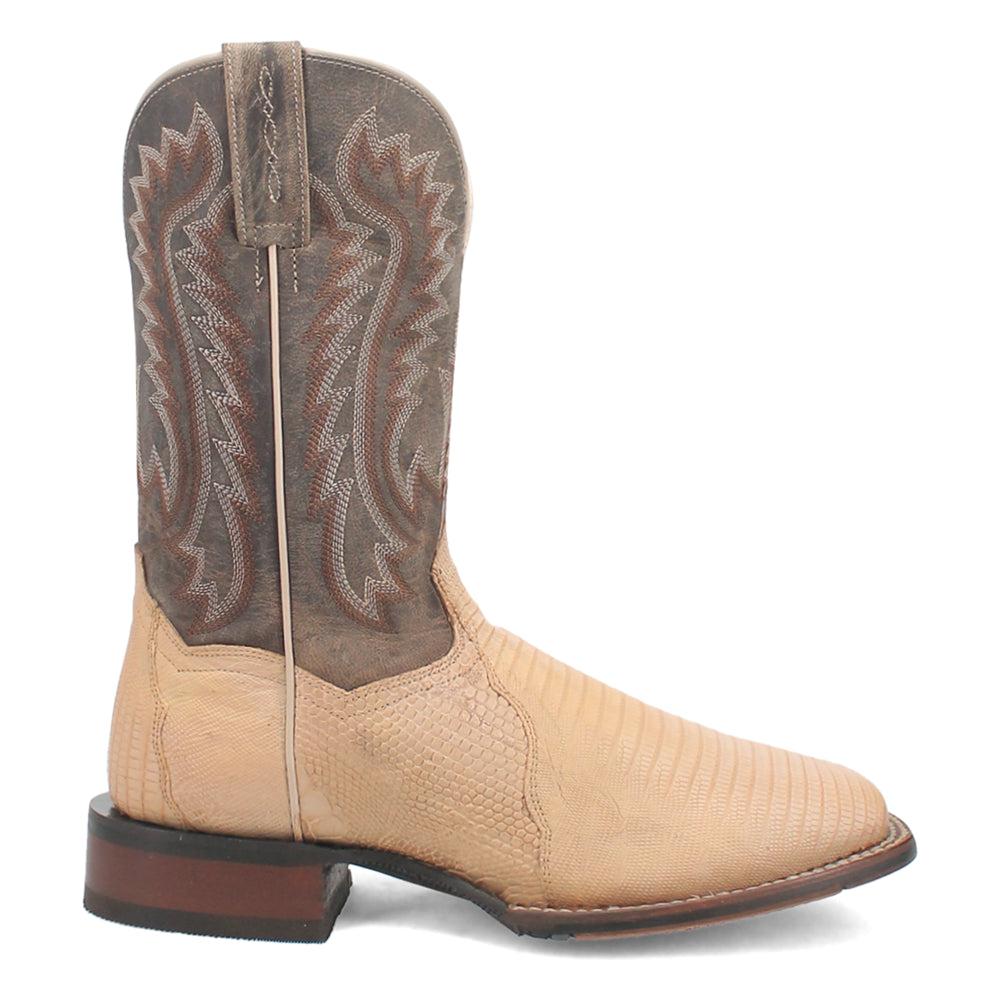 Dan Post Boots Barrett Lizard Square Toe Cowboy Boots