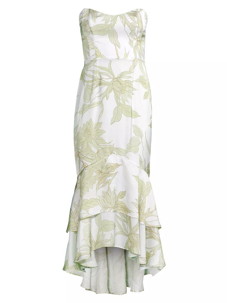 Katie May Cece Strapless Hi-Lo Dress