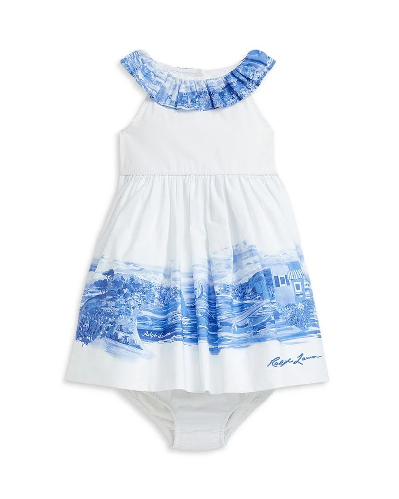 Ralph Lauren Girls' Seaside Print Cotton Dress & Bloomer - Baby 1