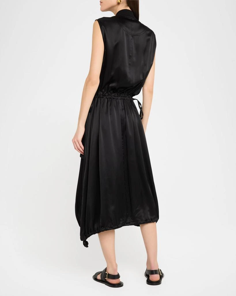 CO Sleeveless Silk Midi Cargo Dress 3