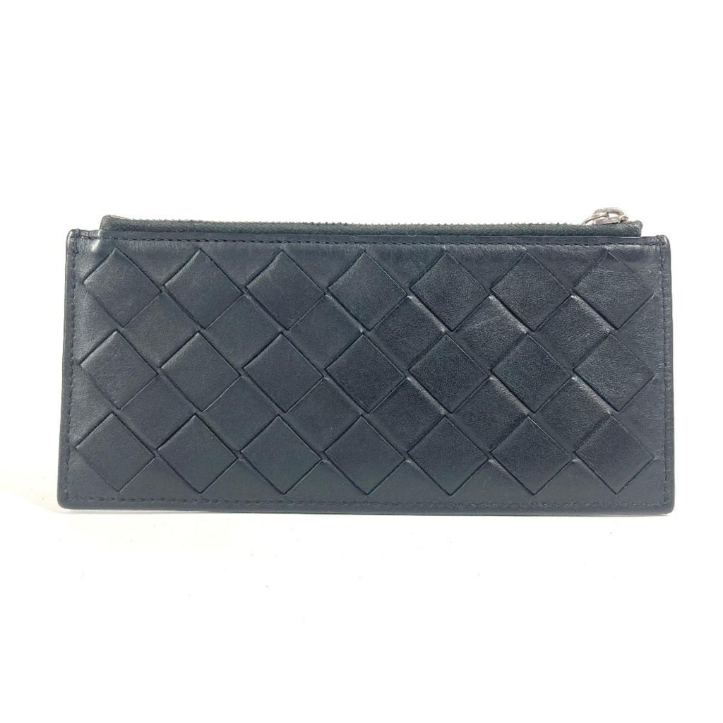 Bottega Veneta Intrecciato Leather Coin Purse/Coin Case (Pre-Owned)