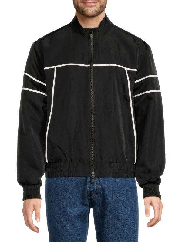 RTA Striped Trim Track Jacket 1