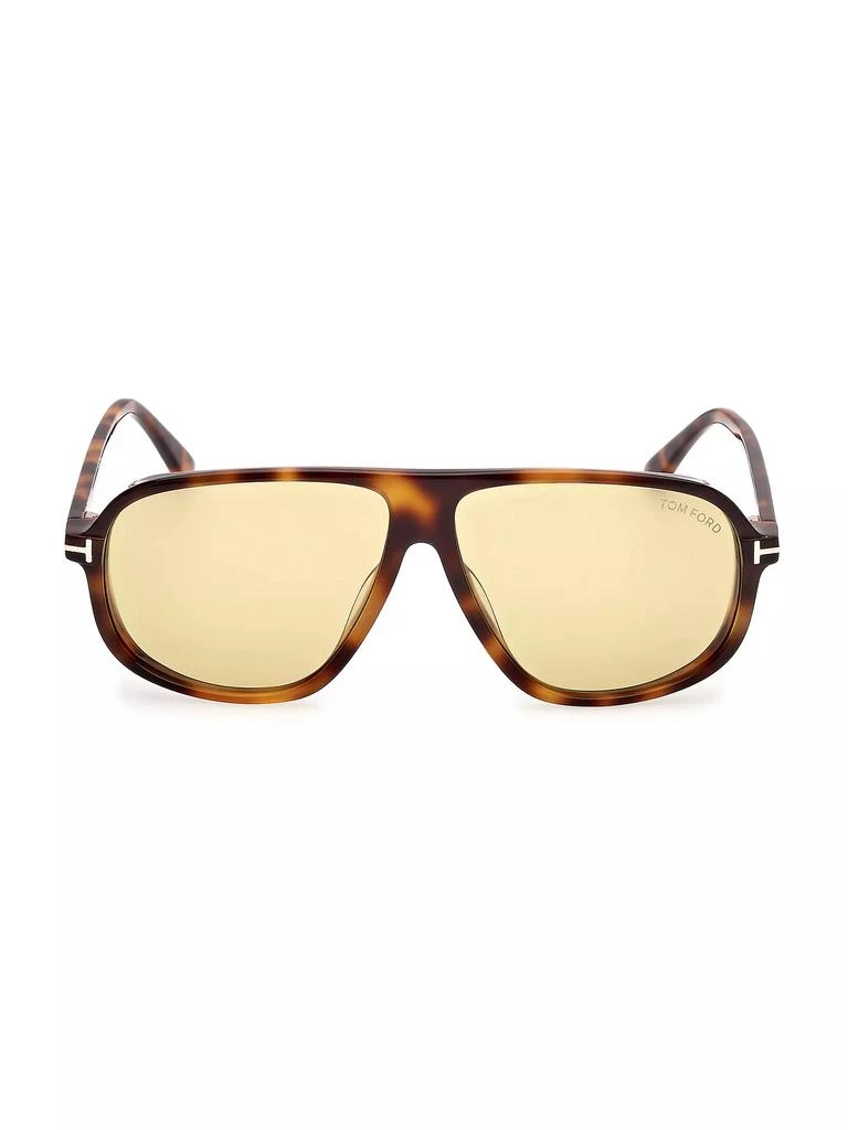Tom Ford Guillaume 61MM Aviator Sunglasses 2