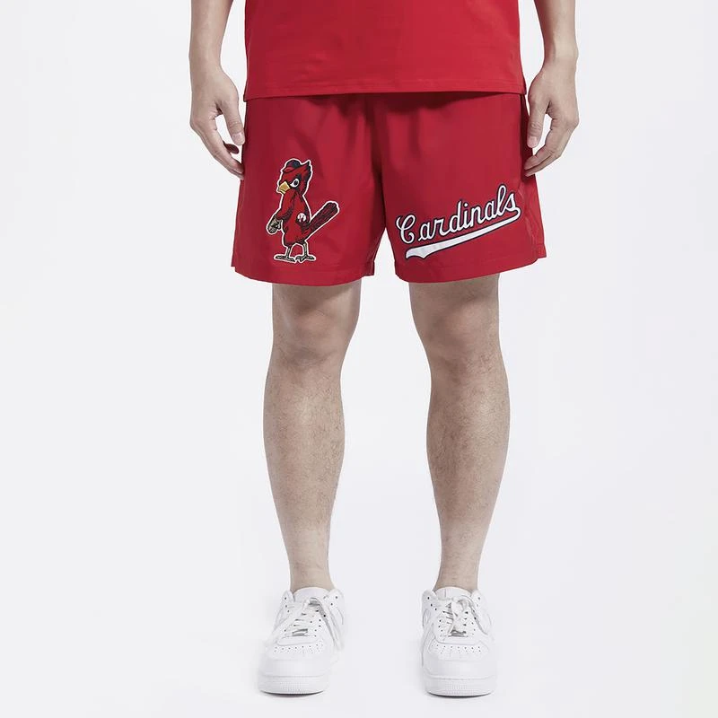 Pro Standard Pro Standard St. Louis Cardinals Dbl Logo Woven Short - Men's 1
