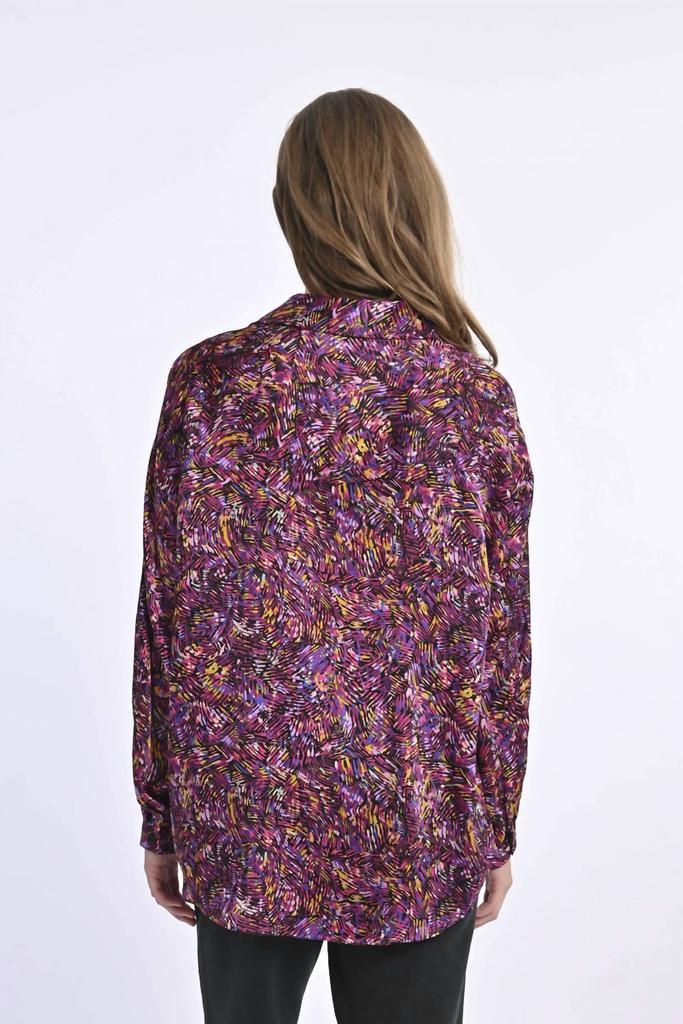 Molly Bracken Molly Bracken - Voile Blouse With Colorful Print