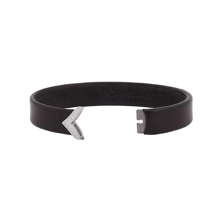 Chaumet Chaumet Jeux de Liens Black Leather Bracelet, Size 160 1