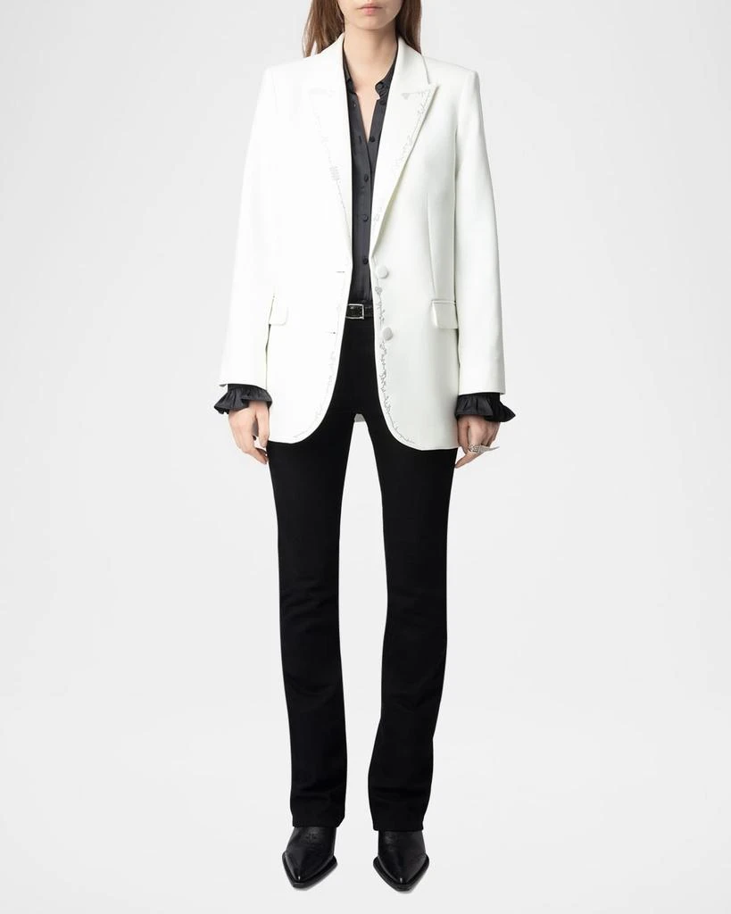 ZADIG & VOLTAIRE Viva Embellished Blazer 2