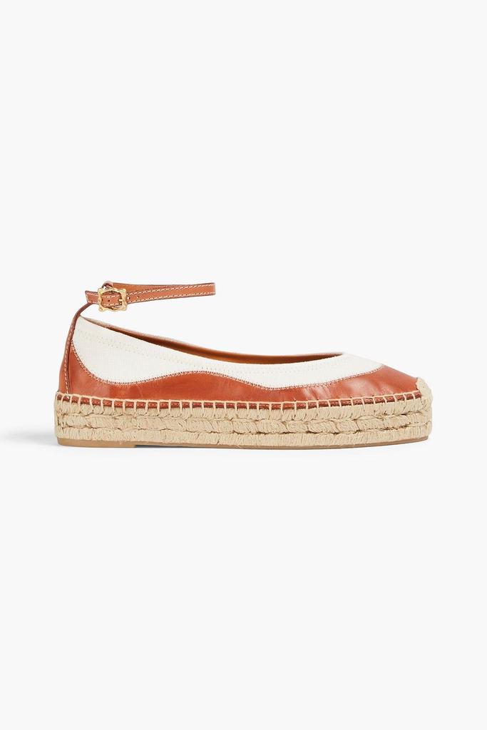 Zimmermann Canvas and leather espadrilles