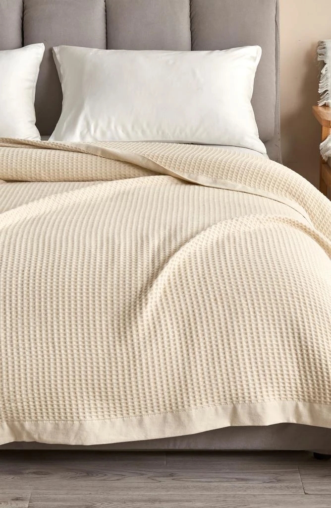 Woven 
Weft Super Soft Cotton All-Season Waffle Weave Throw Blanket 6