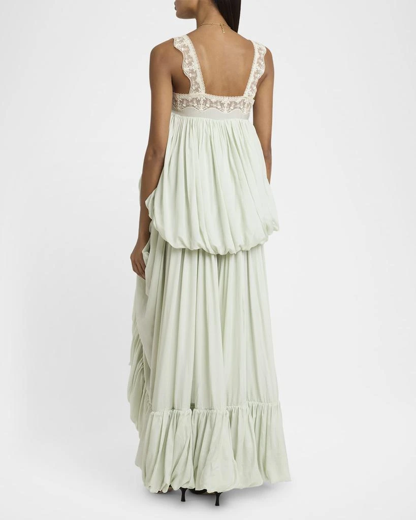 Chloé High-Low Ruffled Dress 3