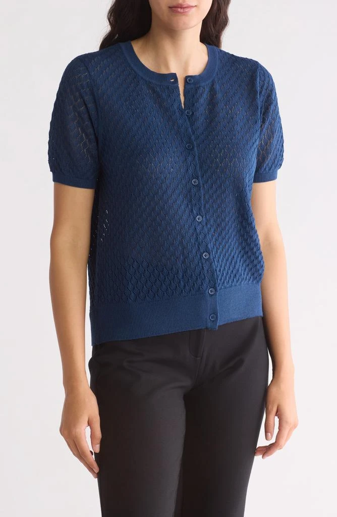 DR2 by Daniel Rainn Diamond Stitch Cardigan Sweater 1