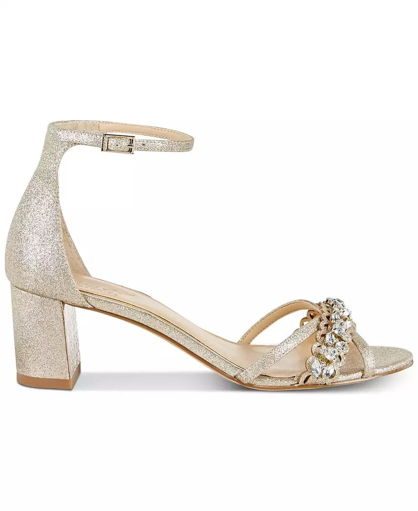 Badgley Mischka Women's Giona Block Heel Evening Sandals 2