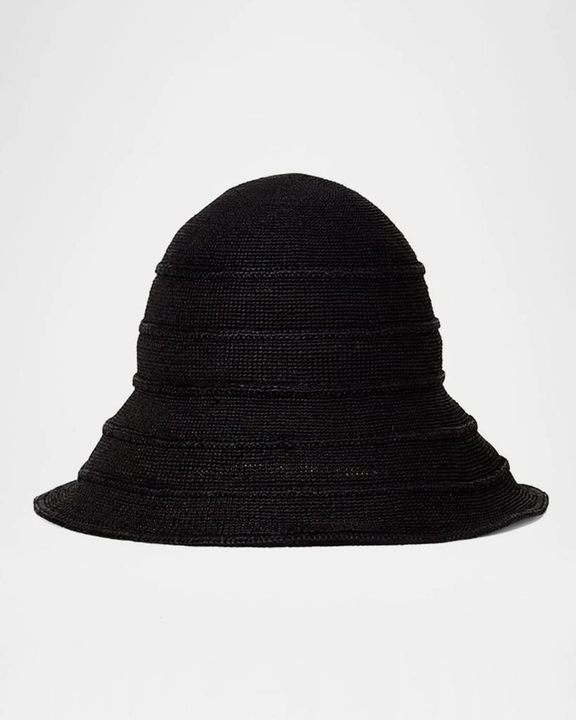 Janessa Leone Zeke Straw Bucket Hat 2