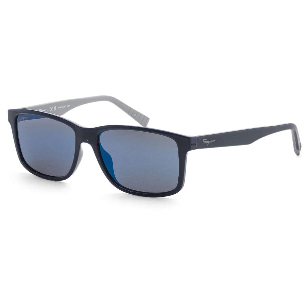 Salvatore Ferragamo Ferragamo Men's Blue Aviator Sunglasses
