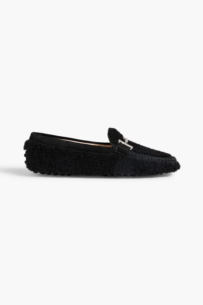 Tod's Double T shearling loafers 1