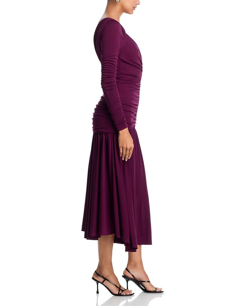 Cinq à Sept Evedene Ruched Midi Dress 5