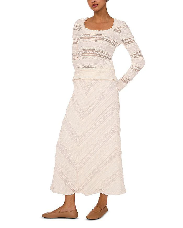 1. State Lace Maxi Skirt 2