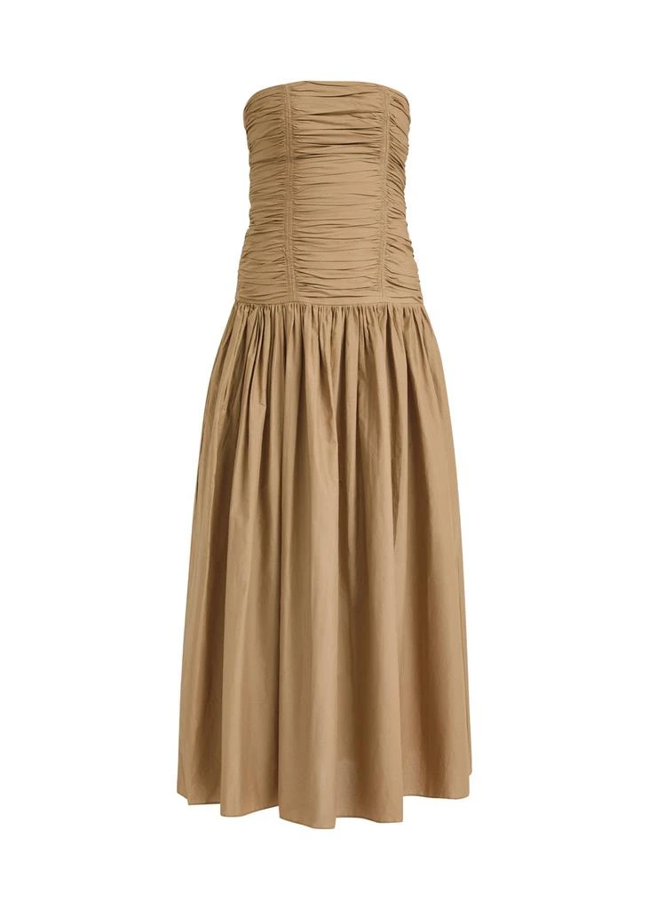Strapless Drop Waist cotton-poplin midi dress  On Sale Now with Up to 60%  Off | Discover Exclusive Deals & Savings at BeyondStyle  Authentic Matteau  womens/clothing/contemporary edit|promotions/singles day|womens/clothing/ dresses|aw25|womens/clothing ...