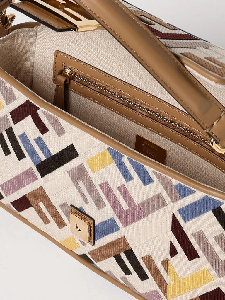 Fendi Fendi Baguette canvas handbag with FF jacquard monogram 5