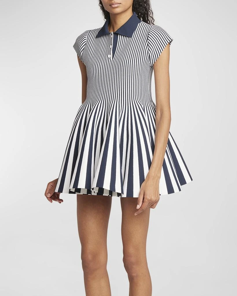 Loewe Striped Mini Polo Dress 3