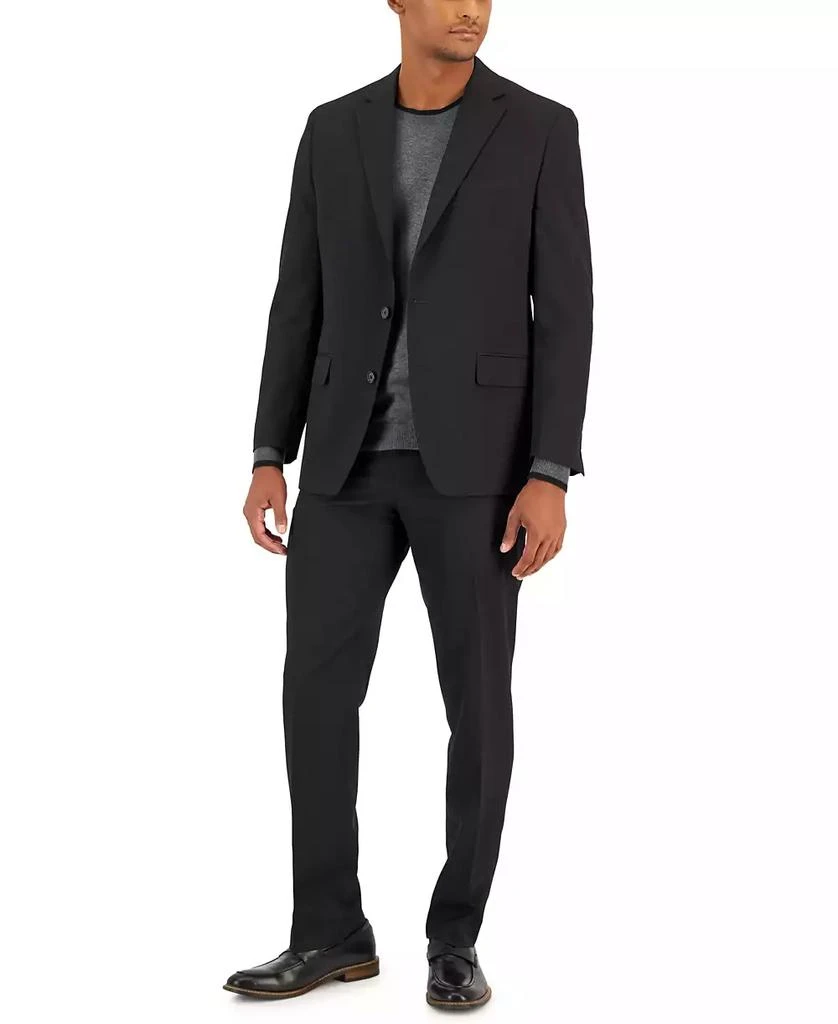 Van Heusen Men's Flex Plain Slim Fit Suits 1
