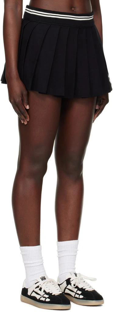 AMIRI Black MA Quad Pleated Miniskirt 2