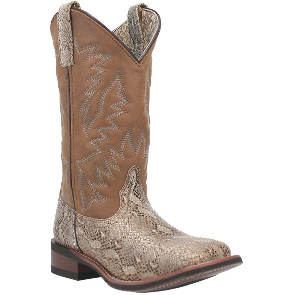 Laredo Lula Snake Square Toe Cowboy Boots 2