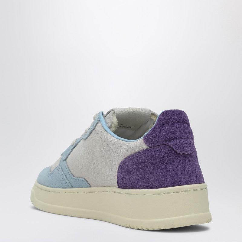 Autry Women's Medalist Sneakers In /blue/Mauve Suede