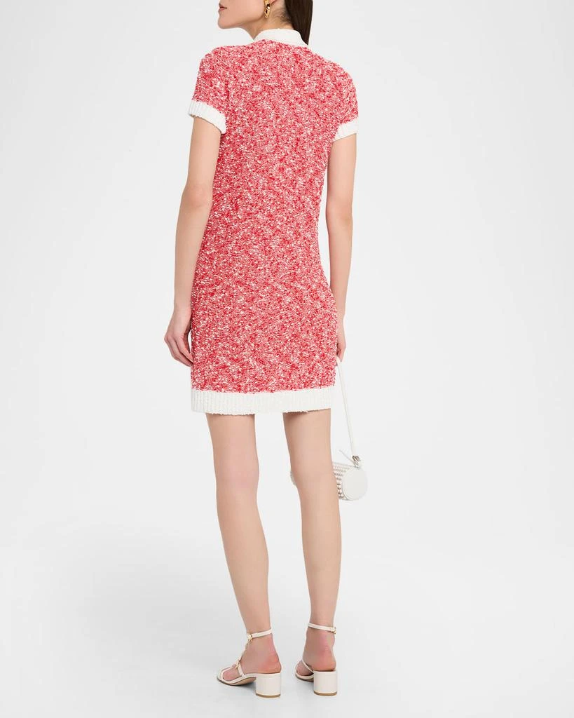 Cinq a Sept Adelaide Buttoned Short-Sleeve Mini Dress 3