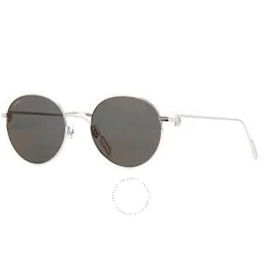 Cartier Grey Flash Round Unisex Sunglasses CT0249S 001 53 1