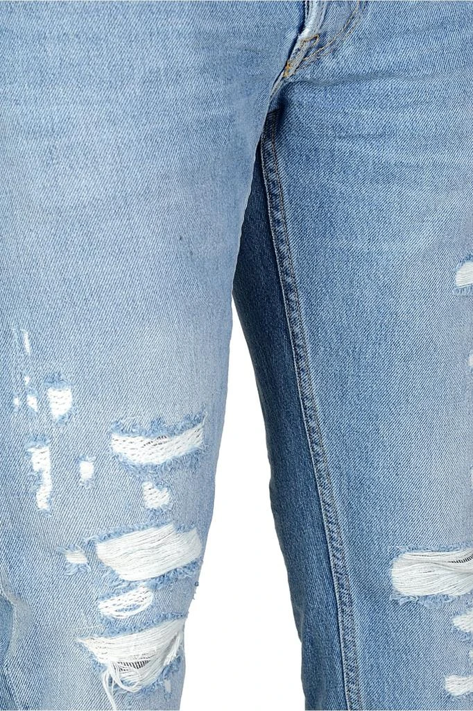 Replay Straight Fit Ripped Jeans 8
