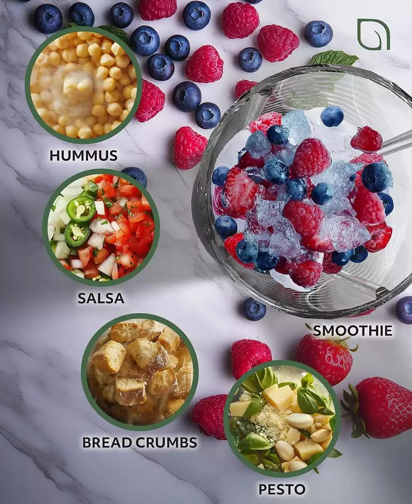 Willow Kitchen Warrior Countertop Blender - Powerful Motor, Versatile, Blend and Go with Straw or Storage Lid. 8