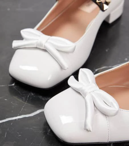 Valentino Rockstud Bow leather Mary Jane flats 5