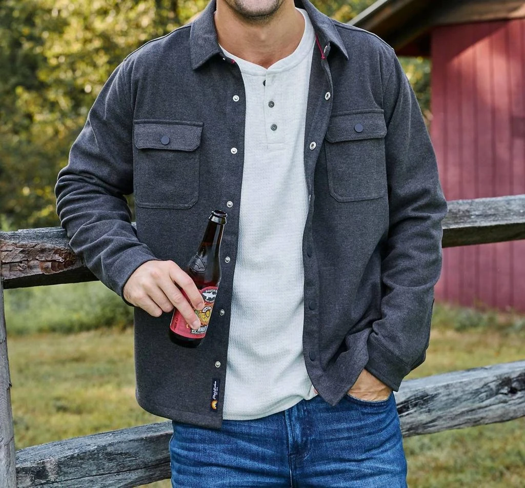 Flags
Anthem Chatsworth Soft Waffle Henley Tee In Cream 3