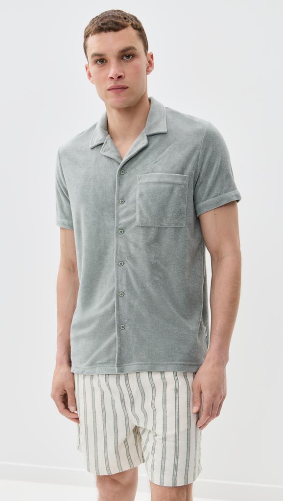 Onia Towel Terry Camp Shirt