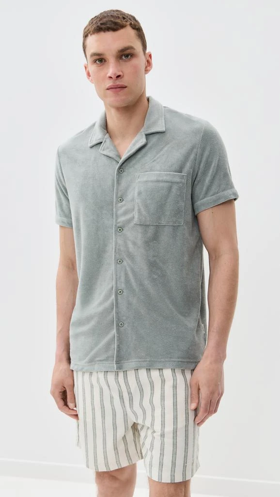 Onia Towel Terry Camp Shirt 1