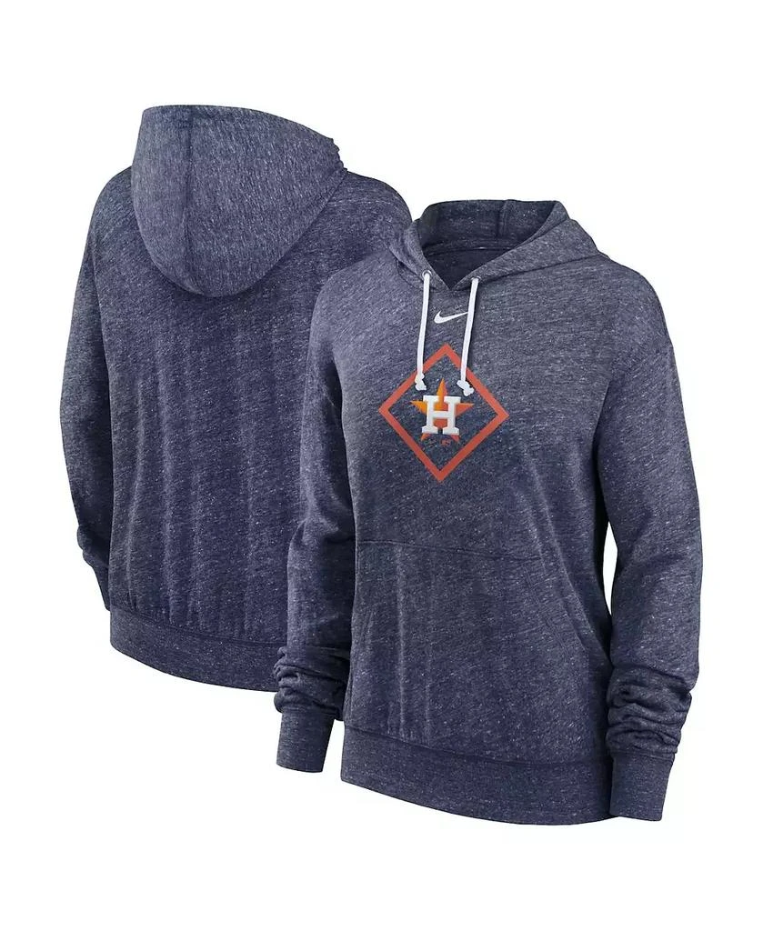 NIKE Women's Navy Houston Astros Diamond Icon Gym Vintage-Like Pullover Hoodie 1