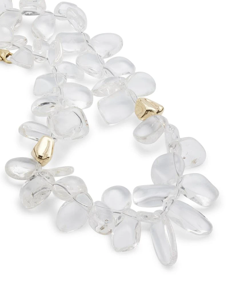 Devon Leigh Quartz and Polished Gold Necklace 3