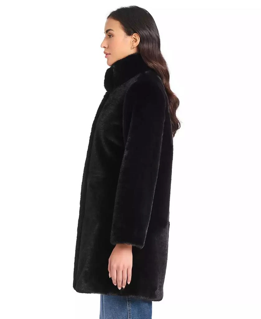 JONES NEW YORK Women
s Collared Faux-Fur Coat 3