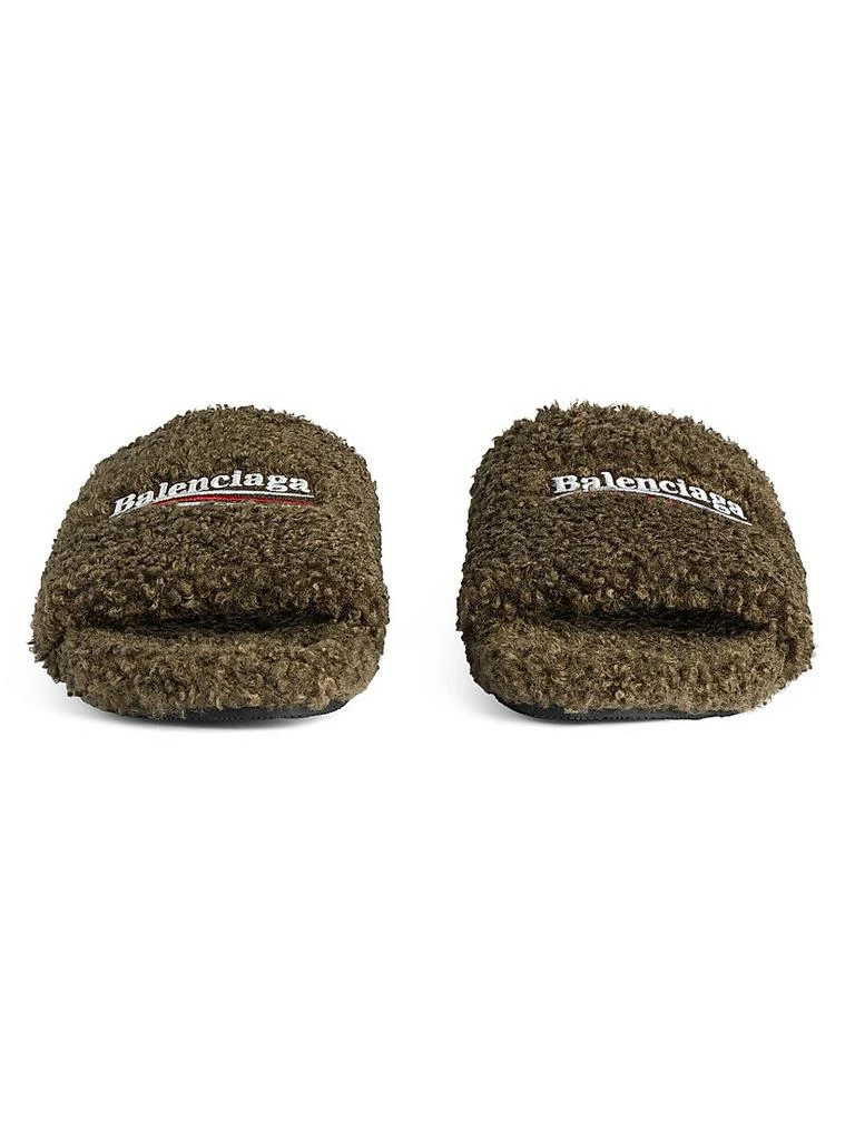 Balenciaga Furry Slide Sandals 3
